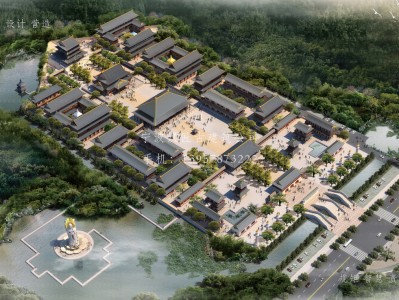 龙川护国寺重建项目工程施工