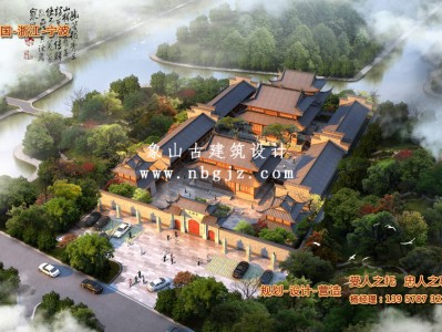 龙川天福寺重建规划效果图